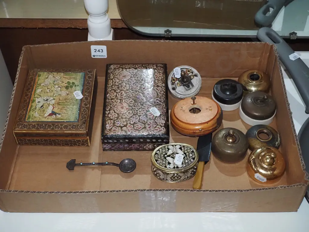 box; vintage light switches, trinket boxes Image 1++