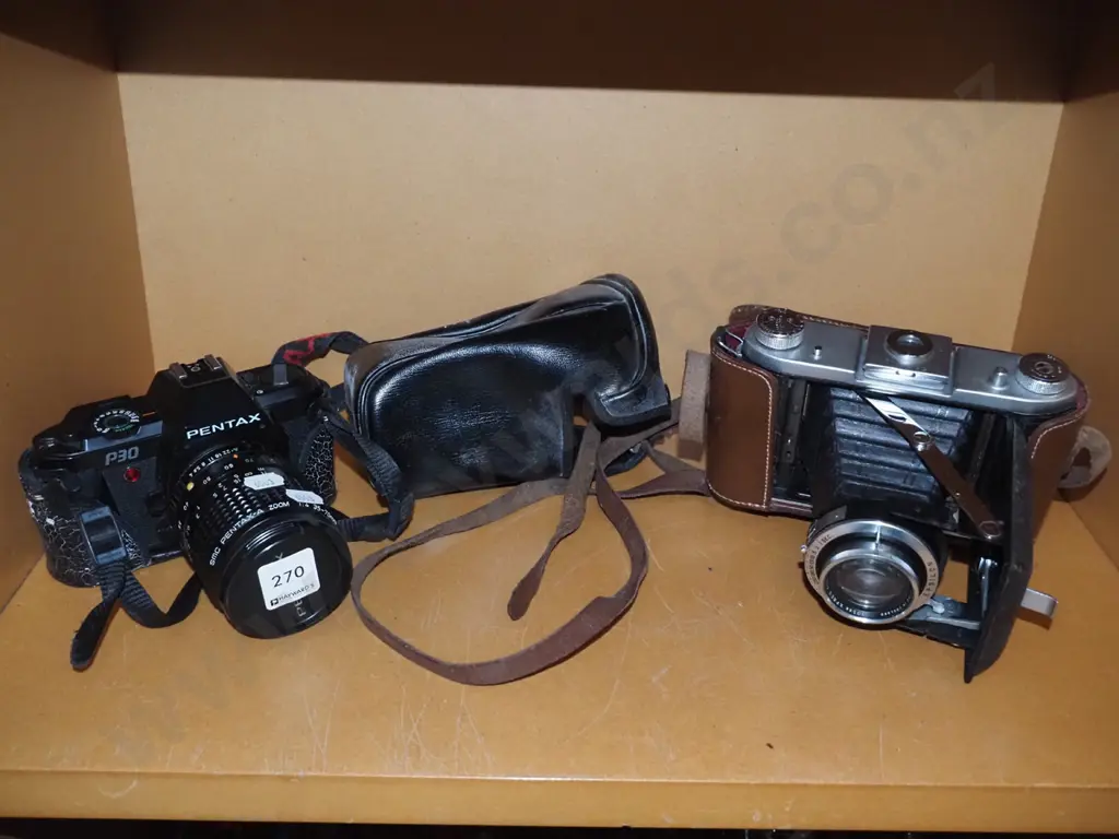 Pentax P30 35mm film camera, Epsilon concertina camera Image 1++