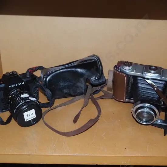 Pentax P30 35mm film camera, Epsilon concertina camera