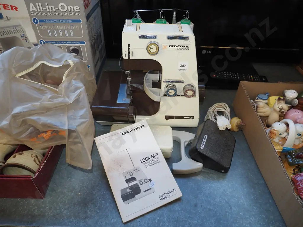 globe 3 spool overlocker Image 1++