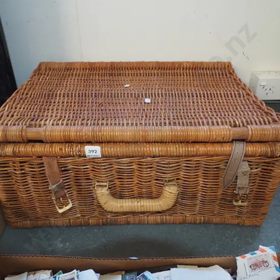 cane picnic hamper