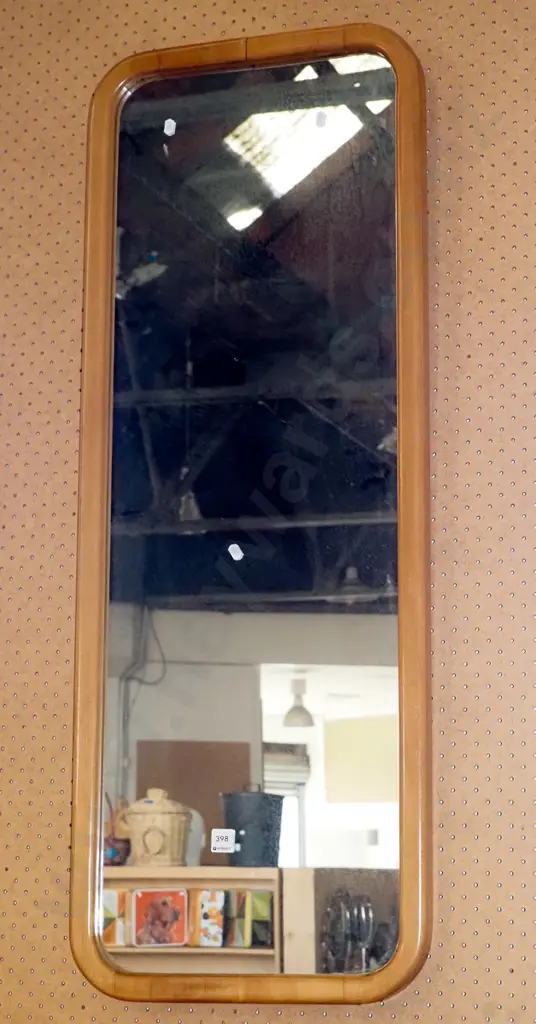 rimu framed wall mirror Image 1++