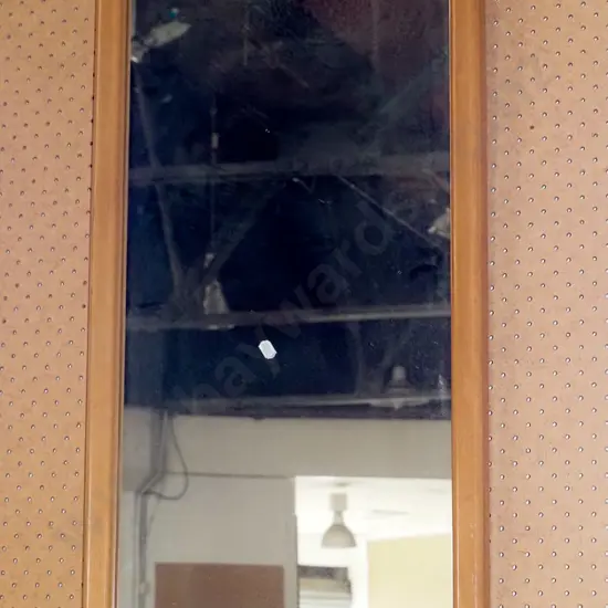 rimu framed wall mirror