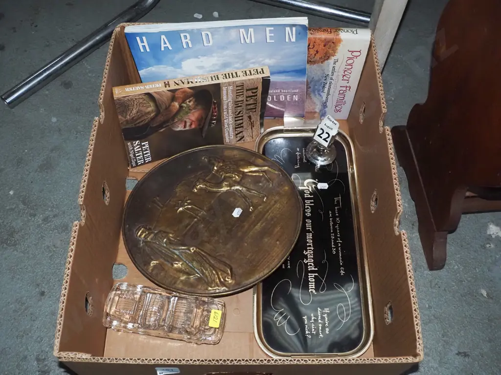 box; books, trays, pressed wall charger etc Image 1++