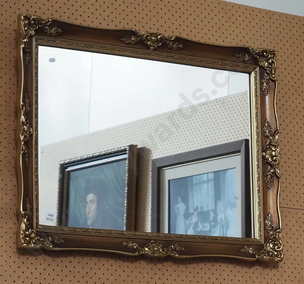 gilt framed wall mirror Image 1++