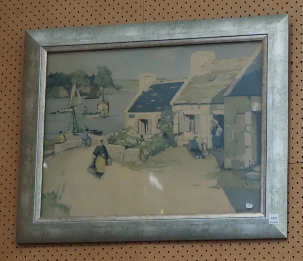 framed print - cottages Image 1++