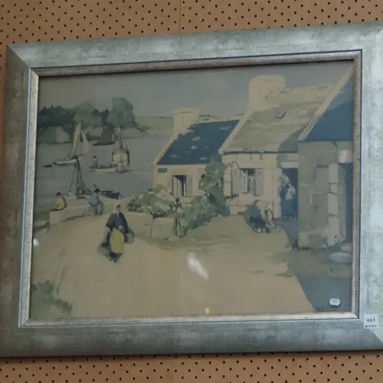 framed print - cottages
