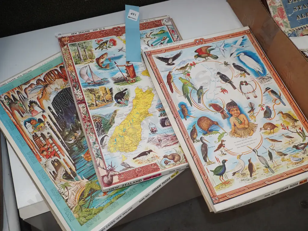 3x NZ retro puzzles Image 1++