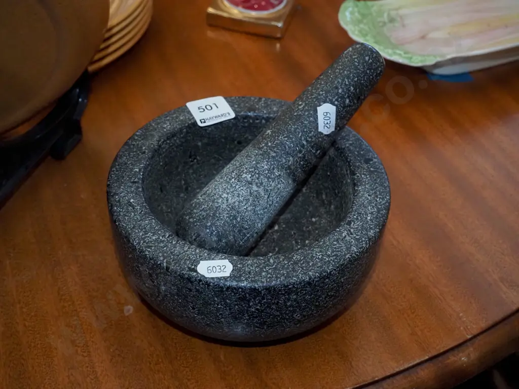 stone mortar and pestle Image 1++