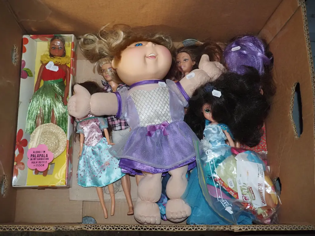 box of various dolls Image 1++