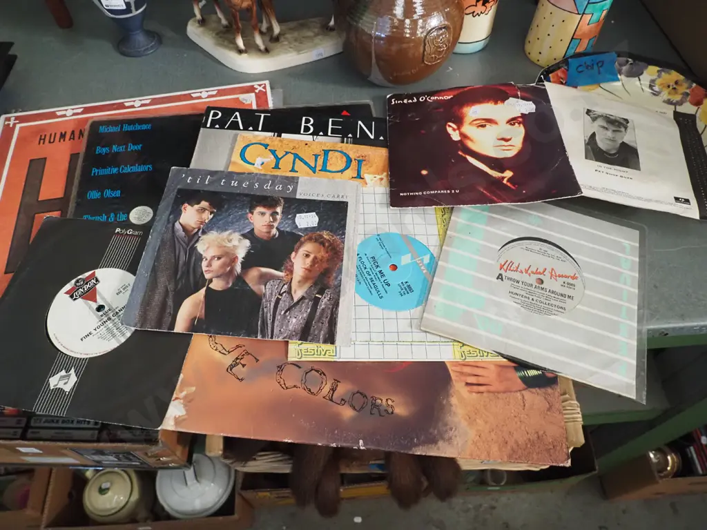 LPs and 45s; Cyndy Lauper,Pat Benatar etc Image 1++