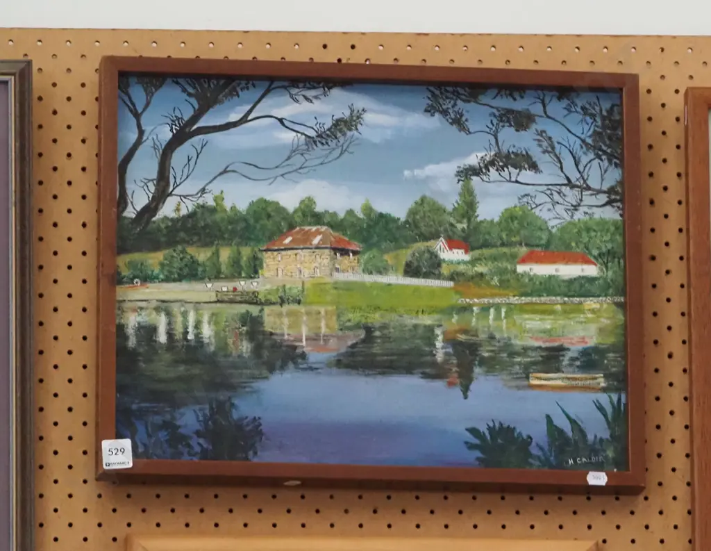 framed oil - Stone Store Image 1++