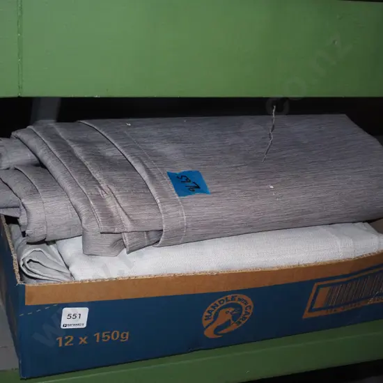 box of curtains