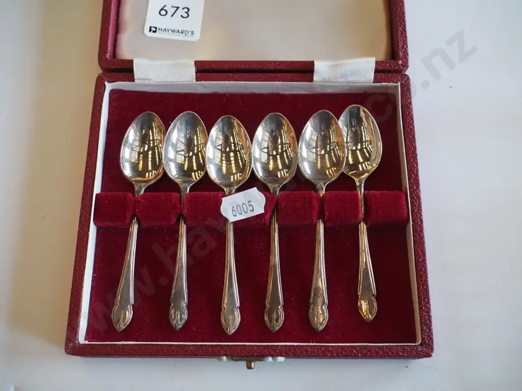 cased sterling silver teaspoons Image 1++