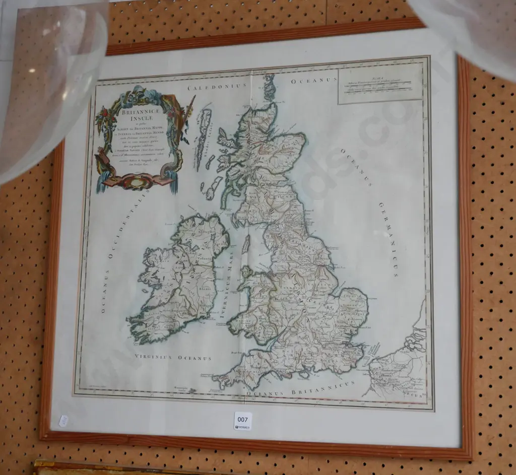 framed British Isles map Image 1++
