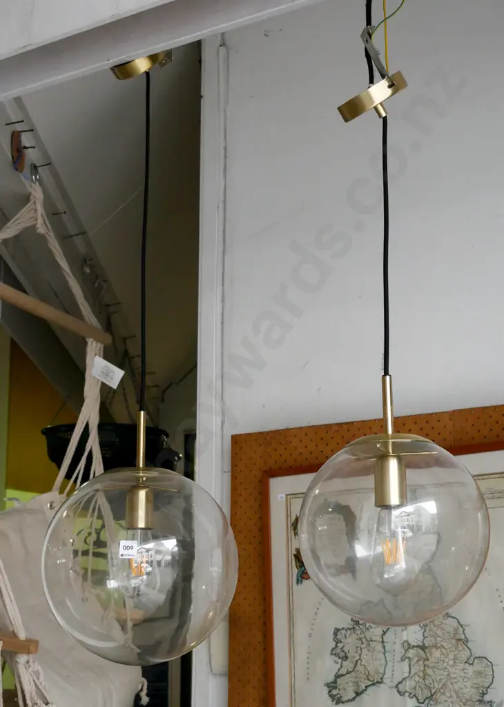 pair of pendulum light fittings Image 1++