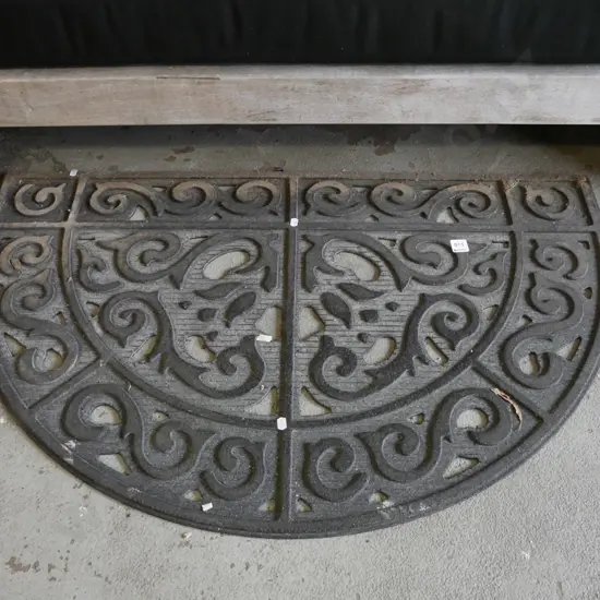 half round rubber  floor mat