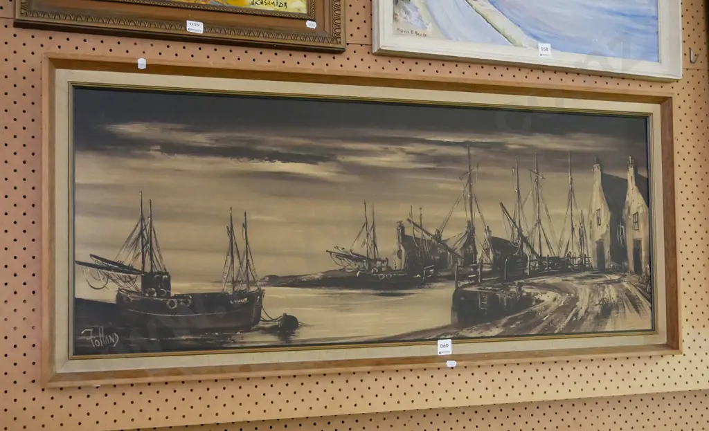 framed print - fishing boats Image 1++