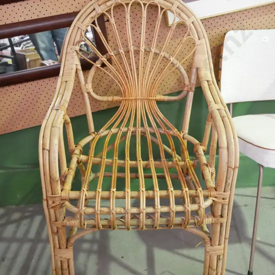 cane armchair