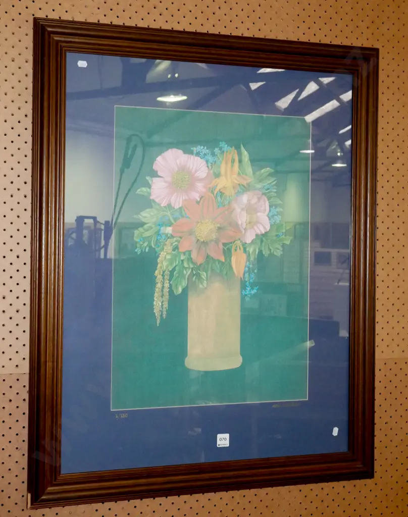 framed ltd edition print - flowers Image 1++