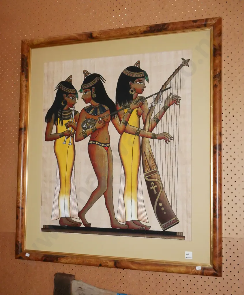 framed Egyptian print Image 1++