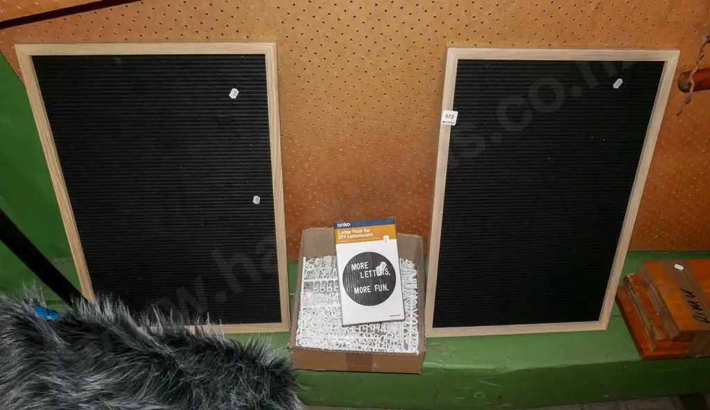 2x DIY letter boards, various letters Image 1++