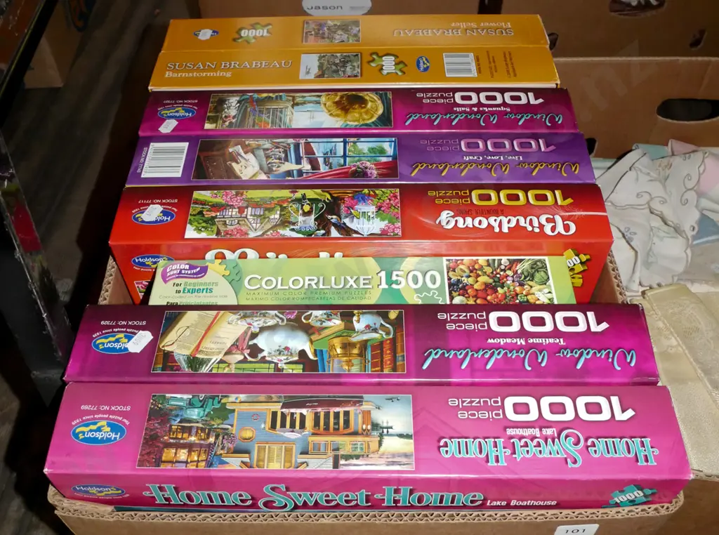 box of puzzles Image 1++