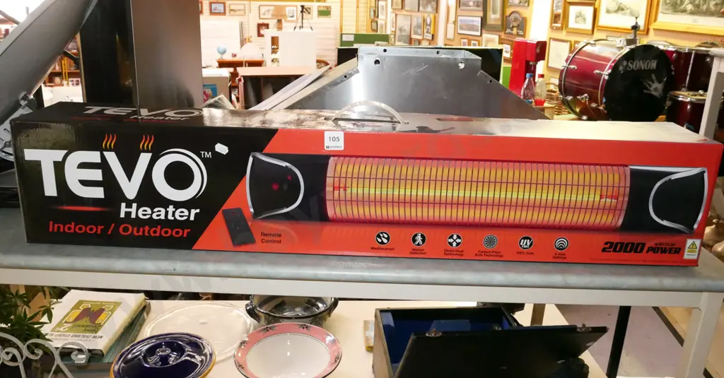 as-new Tevo indoor outdoor heater Image 1++