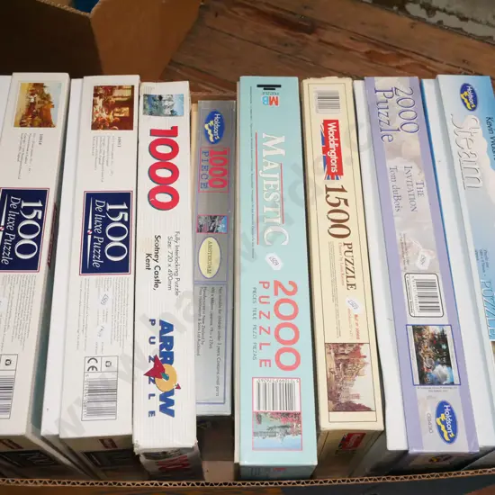 box of puzzles