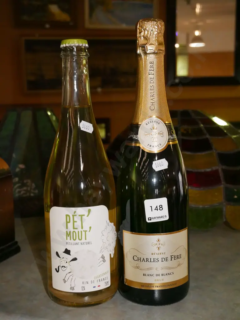 2x bottles of French wine Image 1++