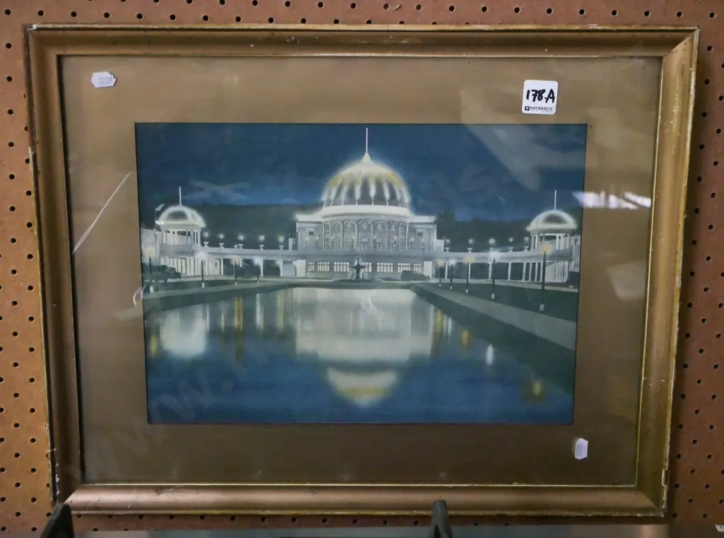 vintage gilt framed exhibition print Image 1++