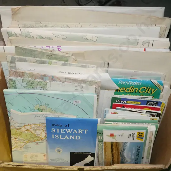 box of maps