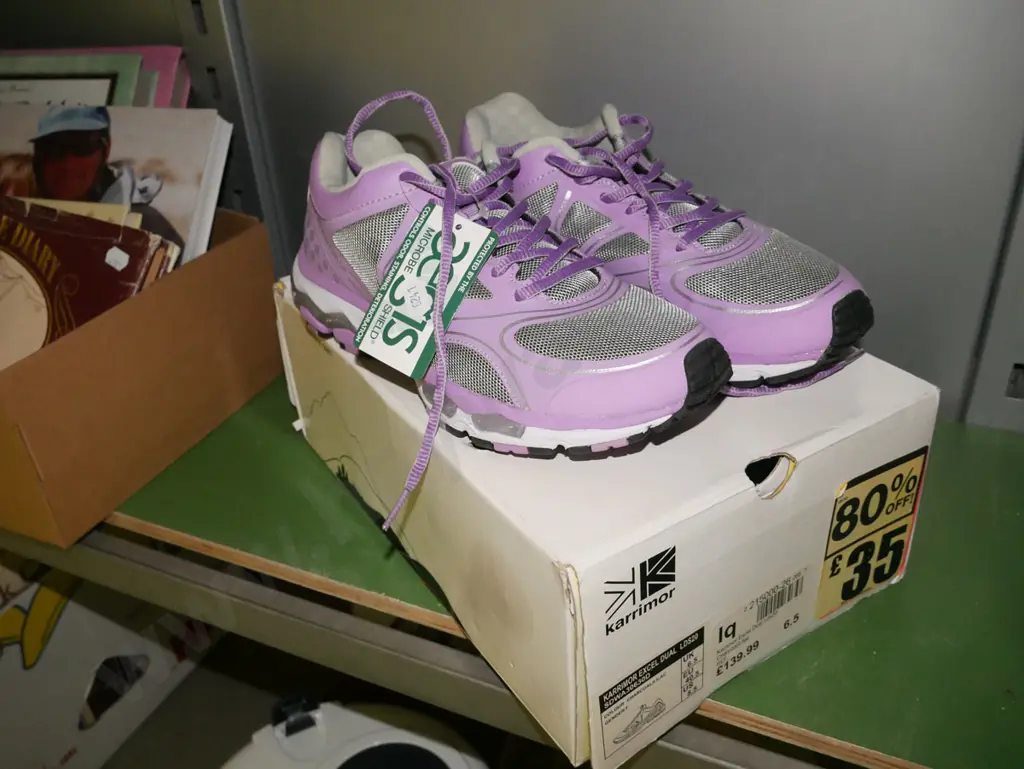 as-new pair of Karrimor size UK 6.5 sneakers Image 1++