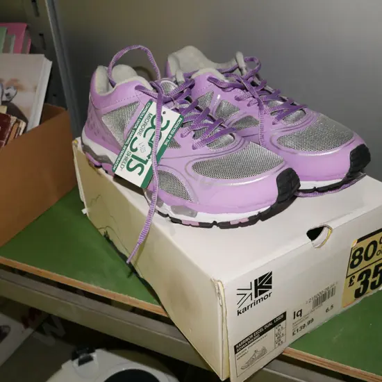 as-new pair of Karrimor size UK 6.5 sneakers