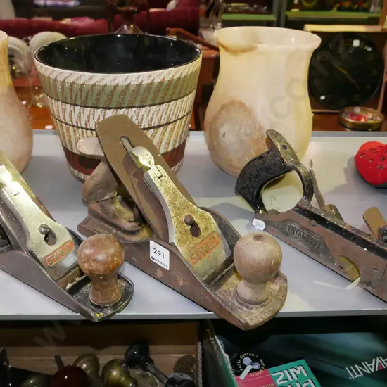 3x rusty hand planes