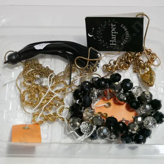 tray of costume jewellery
