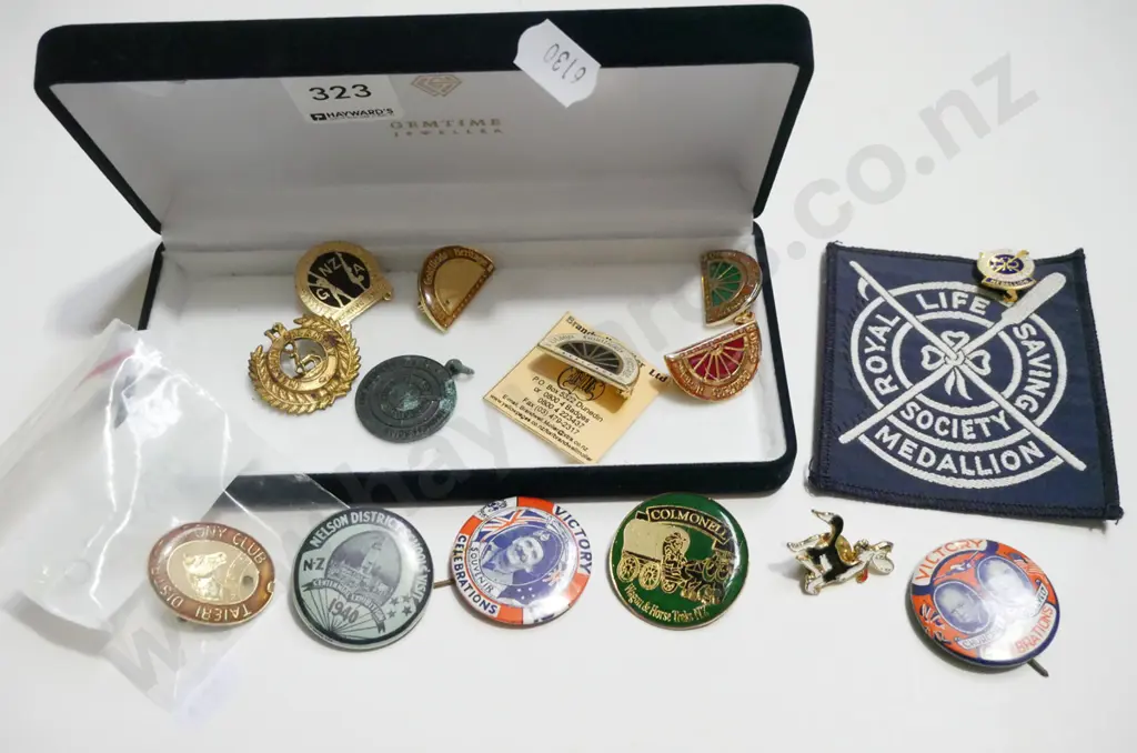 container of various badges Image 1++