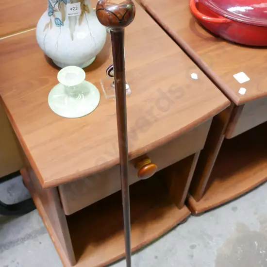 mixed timbers walking stick