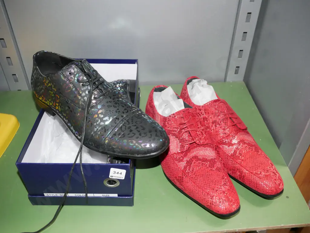 2x pairs of as new Maher gents shoes Size 44 Image 1++