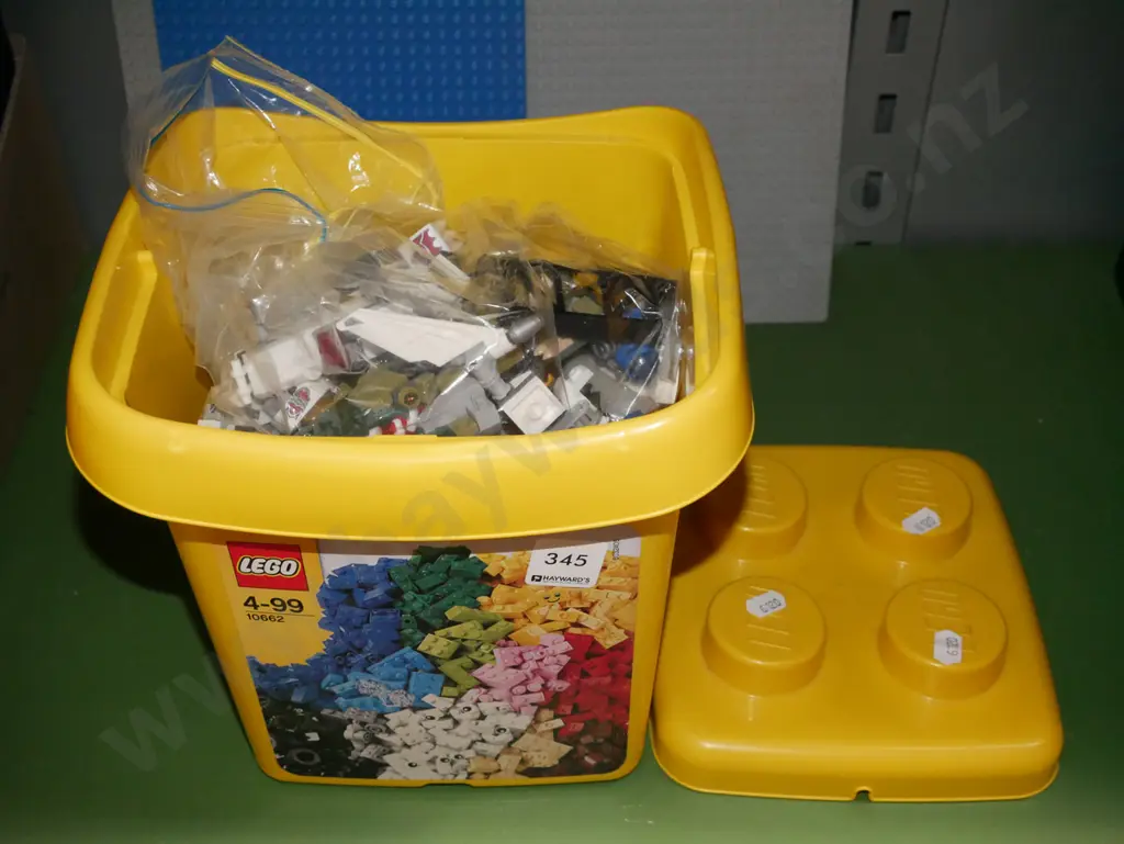 Lego boards, storage container, Lego pieces Image 1++