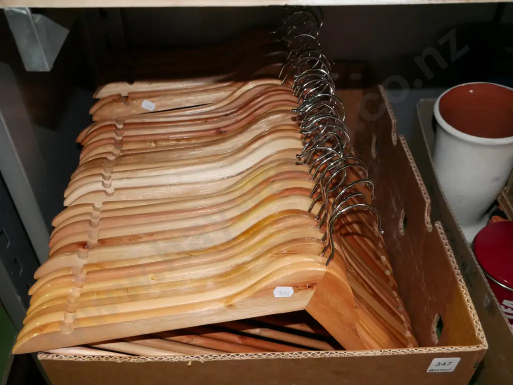 box of coat hangers Image 1++