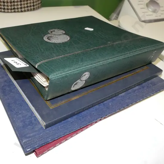 various collector coin albums