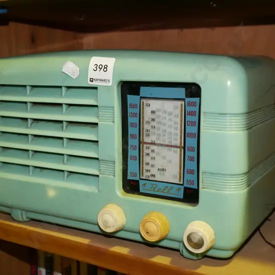 vintage Bell mantel radio