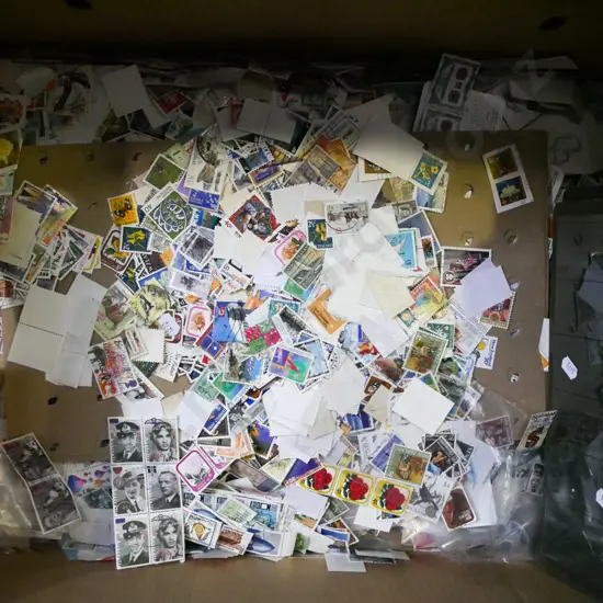 box of stamps