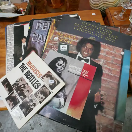 45s, LPs; Cat Stevens, Michael Jackson etc