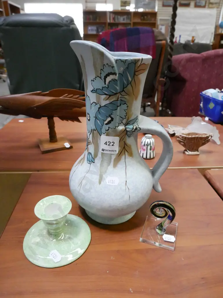 English ewer vase, candlestick etc Image 1++