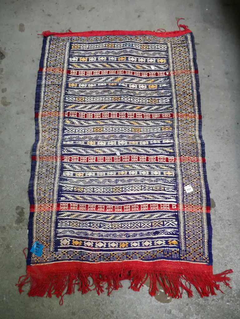 small woven floor mat L-1010 W-650 Image 1++