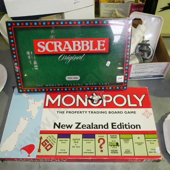 Monopoly and Scrabble