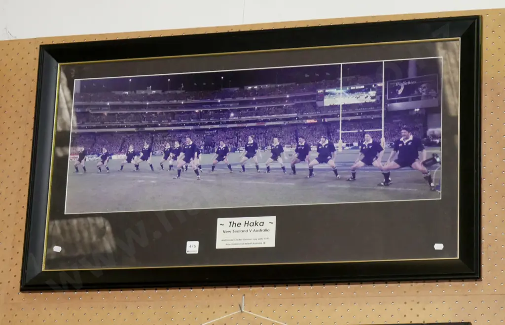 framed photo print - The Haka  1997 Image 1++