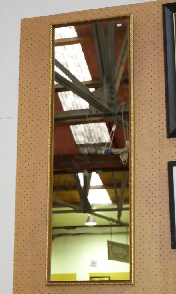 gilt framed wall mirror Image 1++